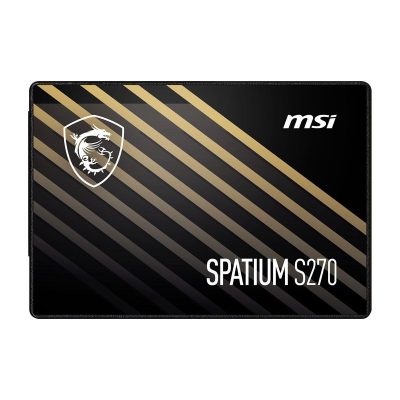 4711377001168 Dysk SSD MSI SPATIUM S270 480GB SATA3 2.5" (500/450 MB/s) 3D NAND 7mm  - Incom Group
