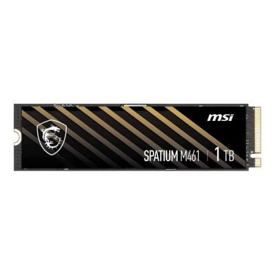 Dysk SSD MSI SPATIUM M461 1TB PCIe 4.0 NVMe M.2 2280 (5000/3200 MB/s) 3D NAND  - Incom Group
 4711377062404