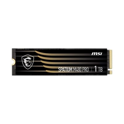 4711377105590 Dysk SSD MSI SPATIUM M480 Pro 1TB PCIe 4.0 NVMe M.2 2280 (7400/6000 MB/s) 3D NAND  - Incom Group
