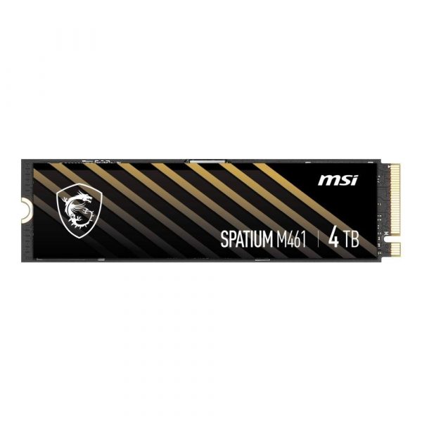 4711377062428 Dysk SSD MSI SPATIUM M461 4TB PCIe 4.0 NVMe M.2 2280 (5000/4200 MB/s) 3D NAND  - Incom Group
