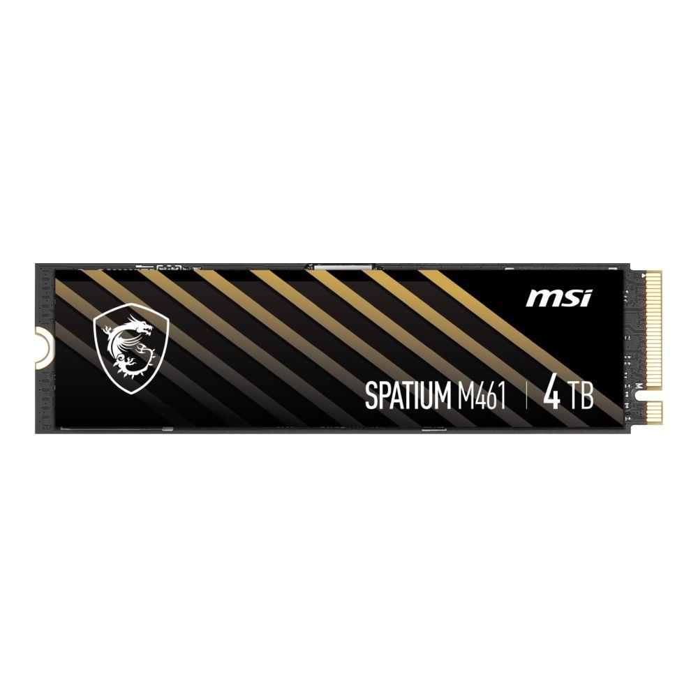  - Incom Group
 4711377062428 Dysk SSD MSI SPATIUM M461 4TB PCIe 4.0 NVMe M.2 2280 (5000/4200 MB/s) 3D NAND