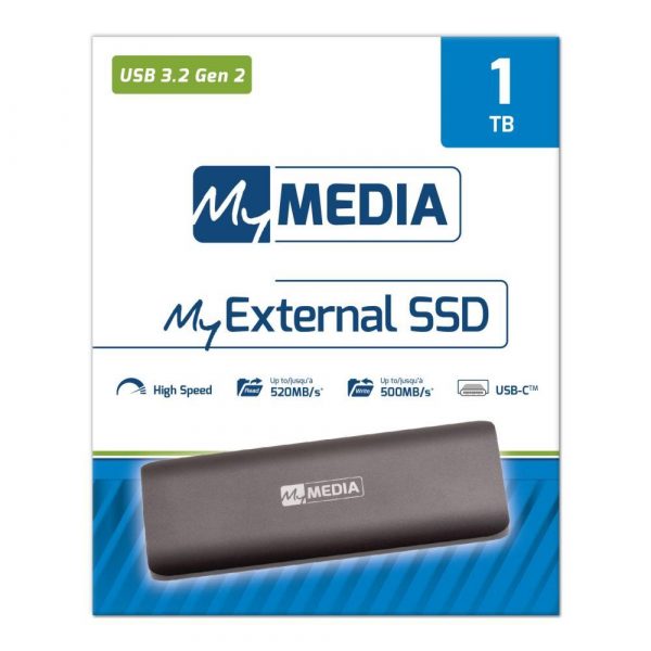 023942692867 Dysk SSD zewnętrzny MyMedia MyExternal 1TB USB 3.1 Type-C  - Incom Group
