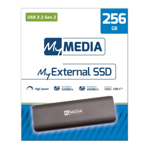 Dysk SSD zewnętrzny MyMedia MyExternal 256GB USB 3.1 Type-C  - Incom Group
 023942692843