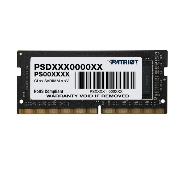  - Incom Group
 Pamięć SODIMM DDR4 Patriot Signature Line 4GB (1x4GB) 2666 MHz CL19 1,2V 0814914026885