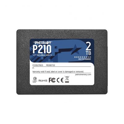 Dysk SSD Patriot P210 2TB 2.5" SATA3 (520/430 MB/s) 7mm  - Incom Group
 0814914026830