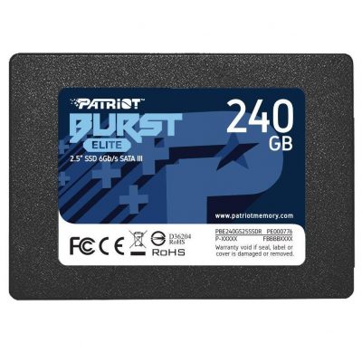 0814914027745  - Incom Group
 Dysk SSD Patriot Burst Elite 240GB SATA3 2,5" (450/320 MB/s) 7mm