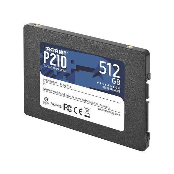  - Incom Group
 Dysk SSD Patriot P210 512GB 2.5” SATA3 (520/430 MB/s) 7mm 0814914026816