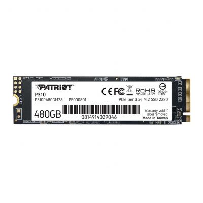  - Incom Group
 0814914029046 Dysk SSD Patriot P310 480GB M.2 2280 PCle NVMe (1700/1500 MB/s)