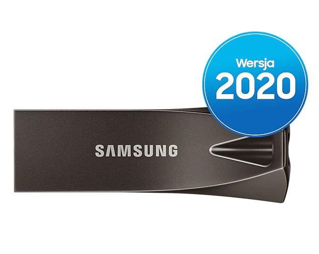 Pendrive Samsung BAR Plus 2020 64GB USB 3.1 Flash Drive 300 MB/s Titan Gray  - Incom Group
 8801643230739