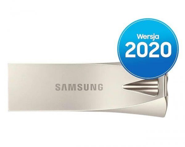  - Incom Group
 Pendrive Samsung BAR Plus 2020 64GB USB 3.1 Flash Drive 300 MB/s Champaign Silver 8801643229382