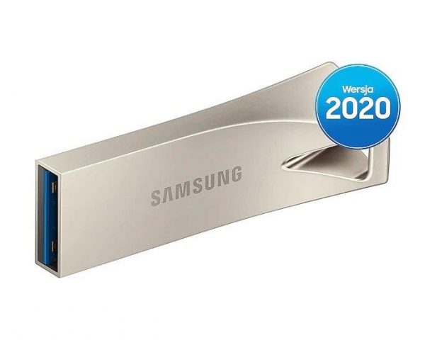 8801643229382 Pendrive Samsung BAR Plus 2020 64GB USB 3.1 Flash Drive 300 MB/s Champaign Silver  - Incom Group
