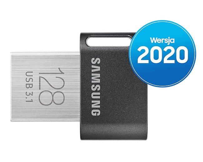 Pendrive Samsung FIT Plus 2020 128GB USB 3.1 Flash Drive 400 MB/s Black  - Incom Group
 8801643233556