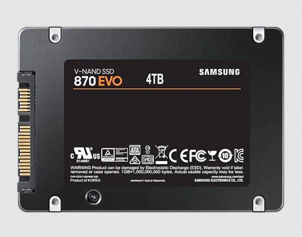  - Incom Group
 8806090545894 Dysk SSD Samsung 870 EVO 4TB 2,5“ SATA3 (560/530) MZ-77E4T0B TLC