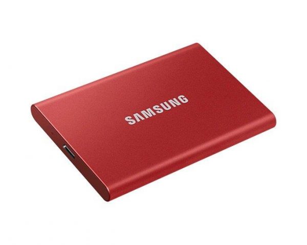  - Incom Group
 8806090312458 Dysk SSD zewnętrzny Samsung T7 Portable 1TB (1050/1000 MB/s) USB 3.1 Red