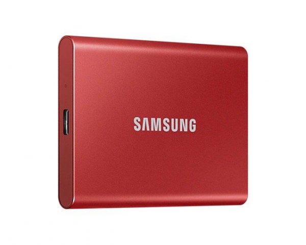 Dysk SSD zewnętrzny Samsung T7 Portable 1TB (1050/1000 MB/s) USB 3.1 Red  - Incom Group
 8806090312458