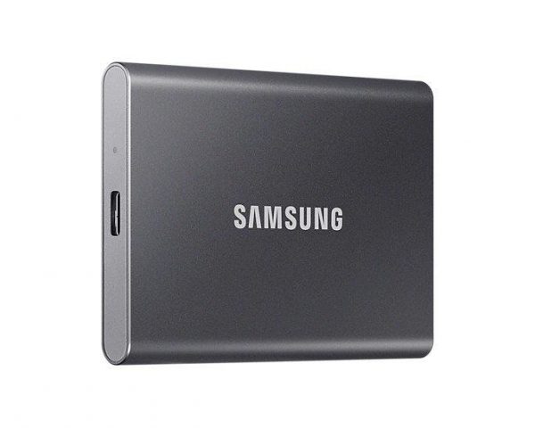 Dysk SSD zewnętrzny Samsung T7 Portable 1TB (1050/1000 MB/s) USB 3.1 Grey 8806090351679  - Incom Group
