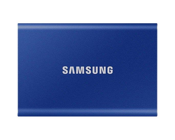 8806090312410 Dysk SSD zewnętrzny Samsung T7 Portable 1TB (1050/1000 MB/s) USB 3.1 Blue  - Incom Group
