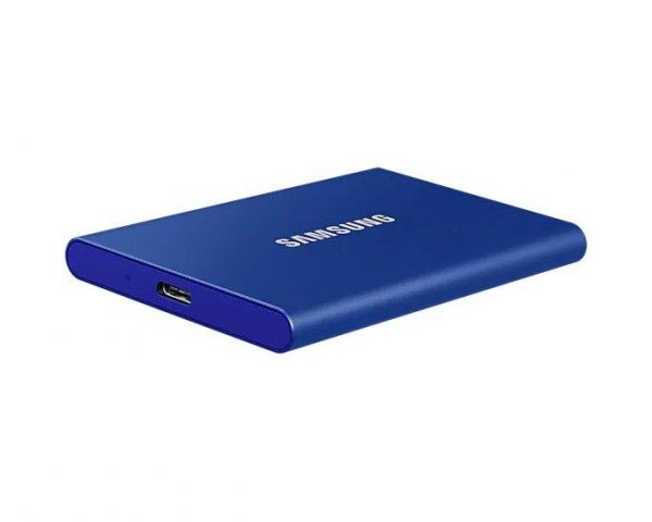 Dysk SSD zewnętrzny Samsung T7 Portable 1TB (1050/1000 MB/s) USB 3.1 Blue 8806090312410  - Incom Group
