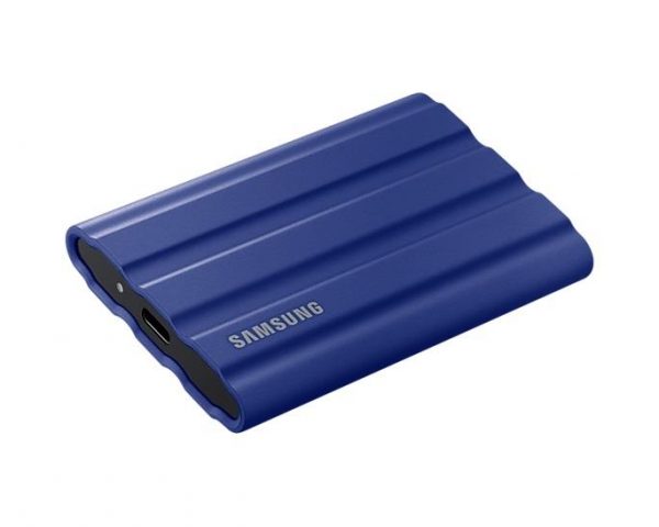 8806092968479 Dysk SSD zewnętrzny Samsung T7 Shield 1TB (1050/1000 MB/s) USB 3.1 Blue  - Incom Group
