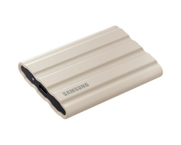 Dysk SSD zewnętrzny Samsung T7 Shield 1TB (1050/1000 MB/s) USB 3.1 Beige 8806092968455  - Incom Group
