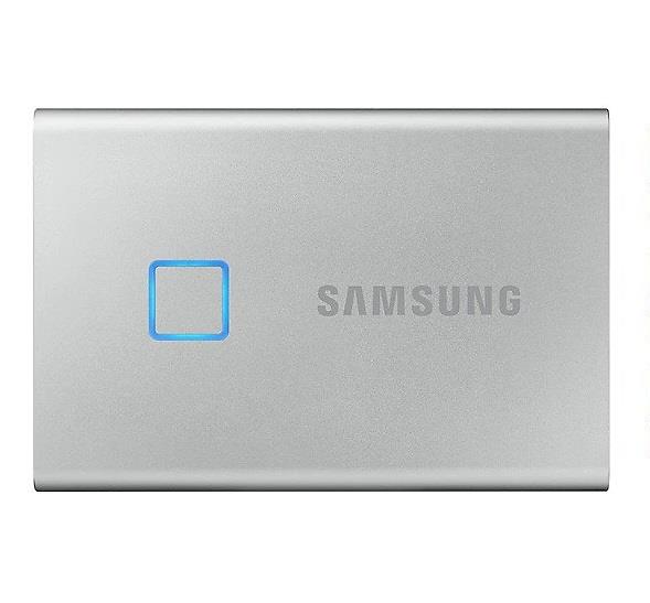 Dysk SSD zewnętrzny Samsung T7 Portable Touch 2TB (1050/1000 MB/s) USB 3.1 Silver 8806090195273  - Incom Group
