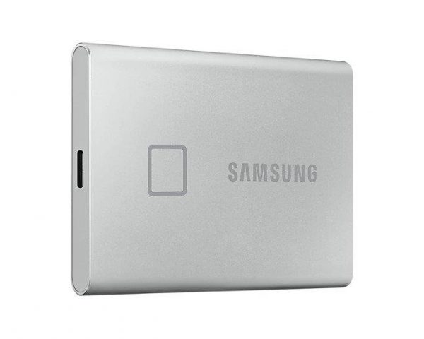 8806090195273  - Incom Group
 Dysk SSD zewnętrzny Samsung T7 Portable Touch 2TB (1050/1000 MB/s) USB 3.1 Silver