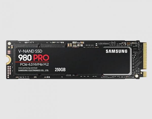 Dysk SSD Samsung 980 PRO 250 GB PCIe 4.0 NVMe M.2 SSD (6400/2700 MB/s) TLC  - Incom Group
 8806090295645