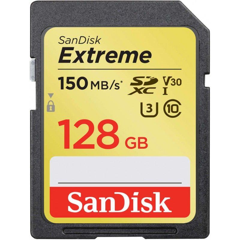  - Incom Group
 Karta pamięci SDXC SanDisk EXTREME 128GB 150/70 MB/s V30 UHS-I U3 0619659170622