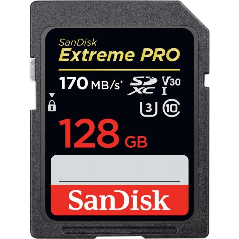 0619659170325  - Incom Group
 Karta pamięci SDXC SanDisk EXTREME PRO 128GB 170/90 MB/s V30 UHS-I U3