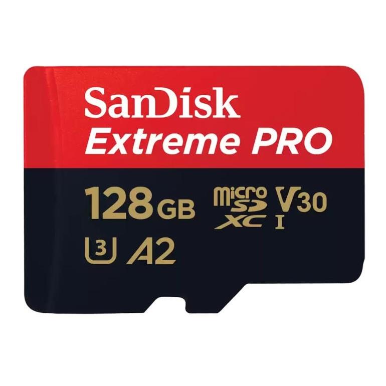 Karta pamięci MicroSDXC SanDisk EXTREME PRO 128GB 200/90 MB/s A2 C10 V30 UHS-I U3 619659188528  - Incom Group
