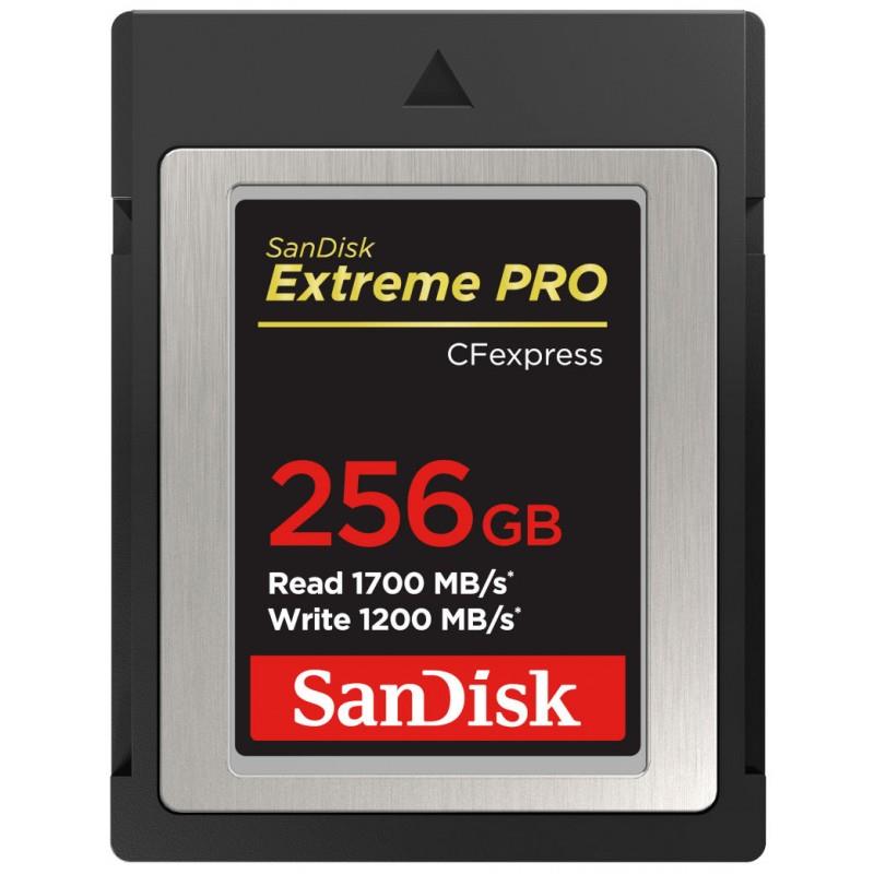 Karta SanDisk EXTREME PRO CFexpress 256GB (1700/1200 MB/s)  - Incom Group
 0619659180843