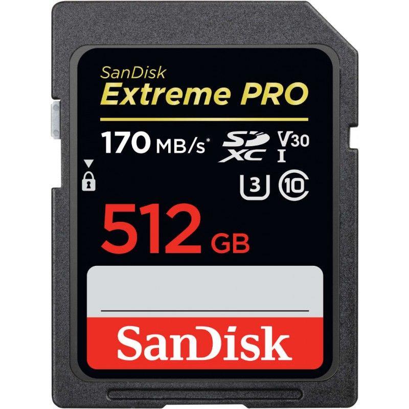 0619659171148 Karta pamięci SDXC SanDisk EXTREME PRO 512GB 170/90 MB/s V30 UHS-I U3  - Incom Group
