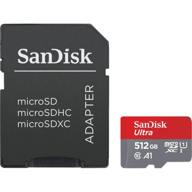 Karta pamięci MicroSDHC SanDisk ULTRA ANDROID 512GB 120MB/s UHS-I Class 10 + adapter 0619659183301  - Incom Group
