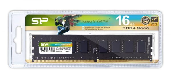 Pamięć DDR4 Silicon Power 16GB (1x16GB) 2666MHz CL19 1,2V Black  - Incom Group
 4713436123309