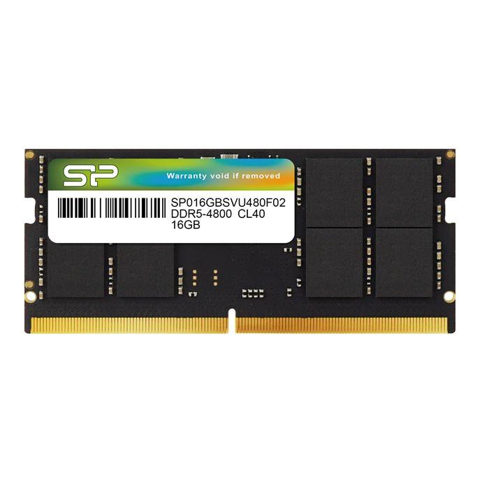 Pamięć SODIMM DDR5 Silicon Power 16GB (1x16GB) 4800MHz CL40 1,1V 4713436147572  - Incom Group
