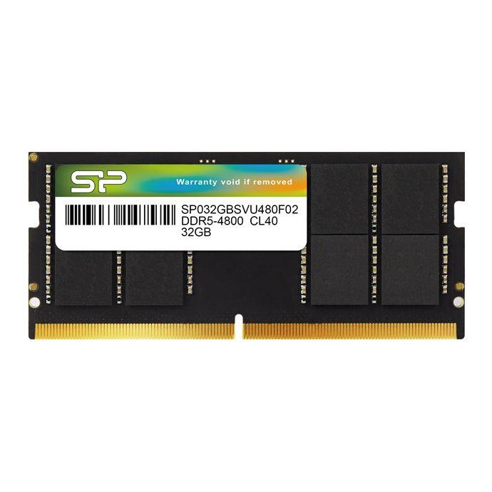 Pamięć SODIMM DDR5 Silicon Power 32GB (1x32GB) 4800MHz CL40 1,1V 4713436147589  - Incom Group
