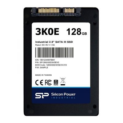  - Incom Group
 Dysk SSD Silicon Power 3K0E Industrial 128GB 2.5” SATA3 (540/230 MB/s) 