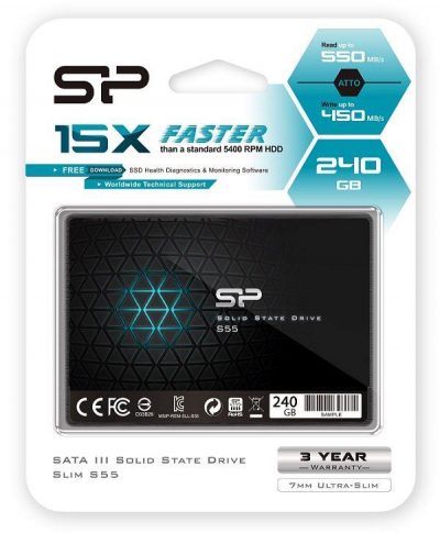 4712702629156  - Incom Group
 Dysk SSD Silicon Power S55 240GB 2.5" SATA3 (550/450) 7mm