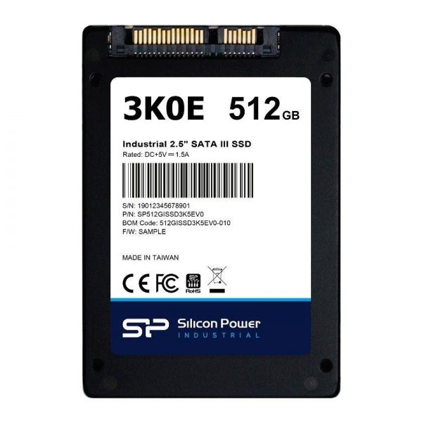  Dysk SSD Silicon Power 3K0E Industrial 512GB 2.5” SATA3 (530/520 MB/s)  - Incom Group
