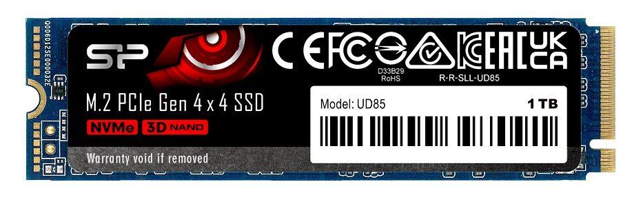 4713436150435 Dysk SSD Silicon Power UD85 1TB M.2 PCIe NVMe Gen4x4 NVMe 1.4 3600/2800 MB/s  - Incom Group
