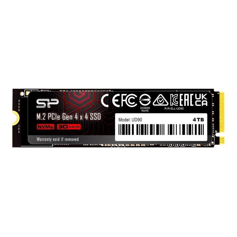  - Incom Group
 Dysk SSD Silicon Power UD90 4TB M.2 PCIe NVMe Gen4x4 NVMe 1.4 (5000/4800 MB/s) 4713436151319