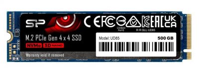 Dysk SSD Silicon Power UD85 500GB M.2 PCIe NVMe Gen4x4 NVMe 1.4 3600/2400 MB/s 4713436150428  - Incom Group
