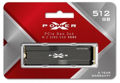 Dysk SSD Silicon Power XPOWER XD80 512GB M.2 PCIe Gen3x4 NVMe (3400/2300 MB/s) 2280 4713436142942  - Incom Group
