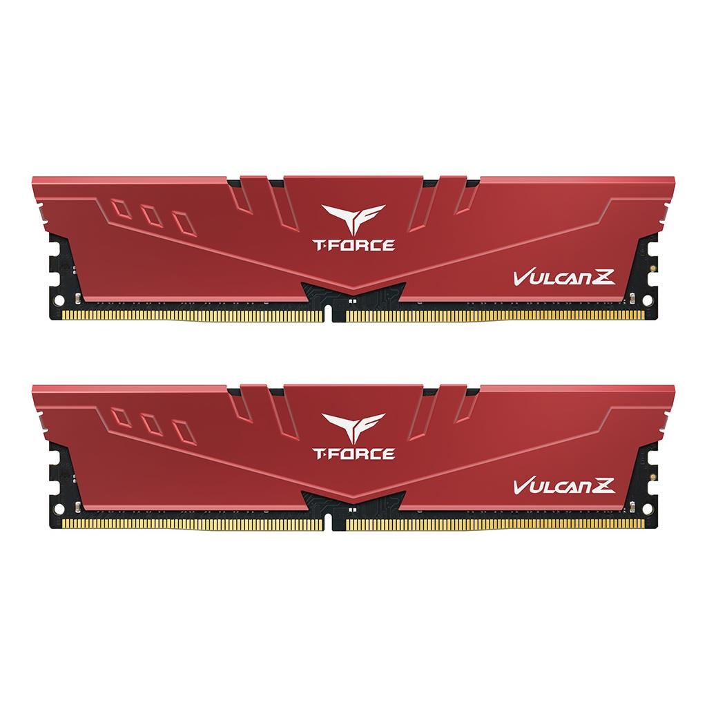 0765441652088  - Incom Group
 Pamięć DDR4 Team Group T-FORCE Vulcan Z 16GB (2x8GB) 3600MHz CL18 1,35V Czerwona