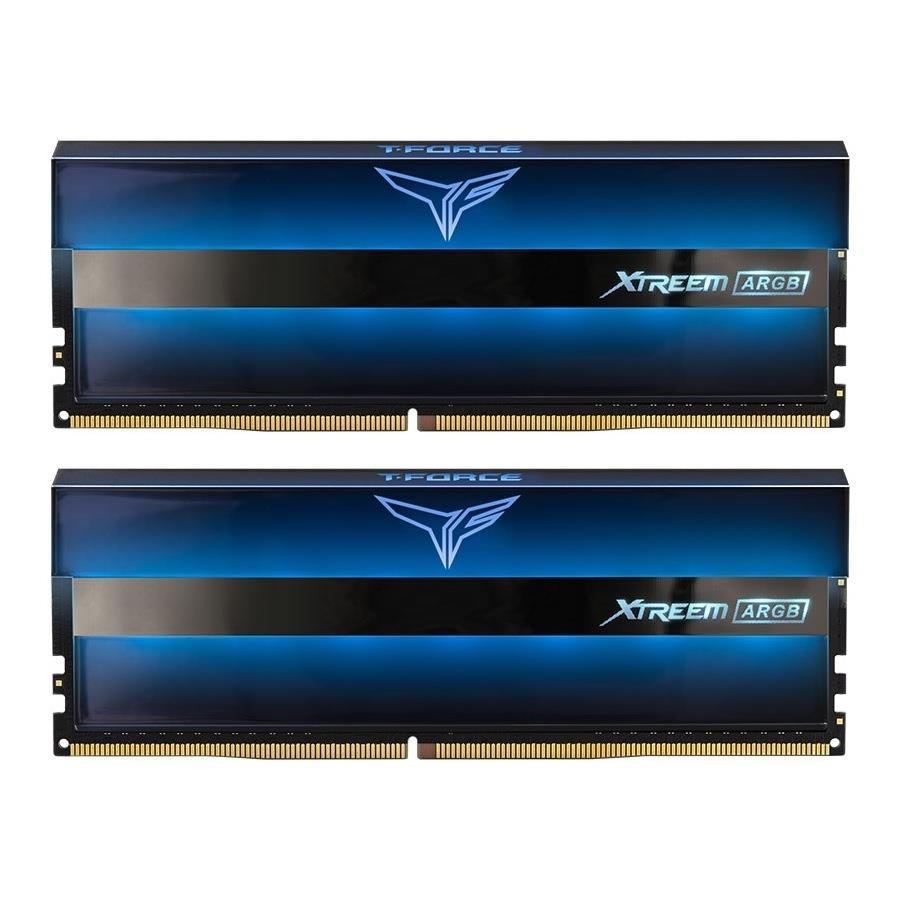 0765441650596  - Incom Group
 Pamięć DDR4 Team Group T-FORCE XTREEM ARGB 32GB (2x16GB) 3600MHz CL18 1,35V Niebieska