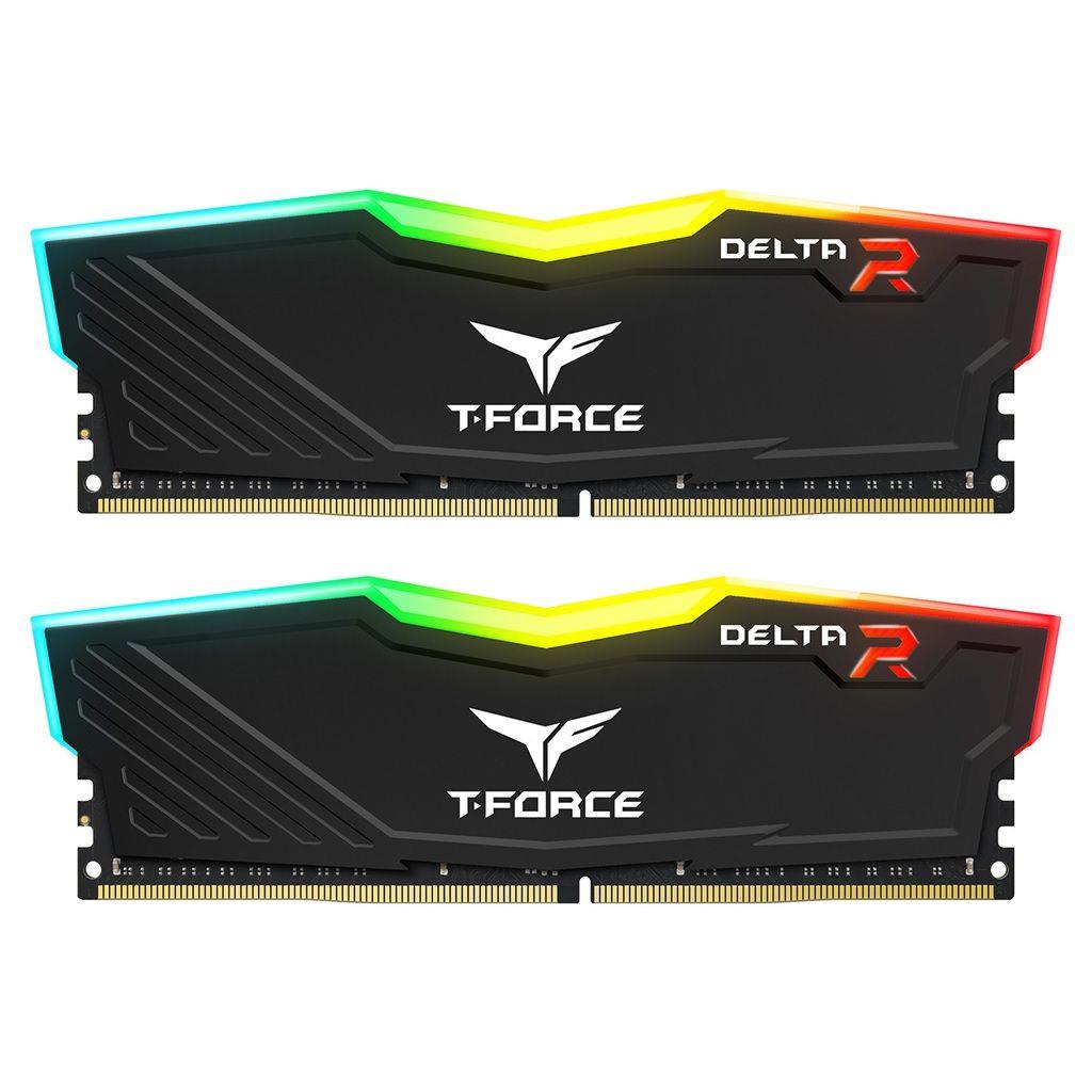  - Incom Group
 0765441654914 Pamięć DDR4 Team Group T-FORCE Delta RGB 64GB (2x32GB) 3600MHz CL18 1,35V Czarna