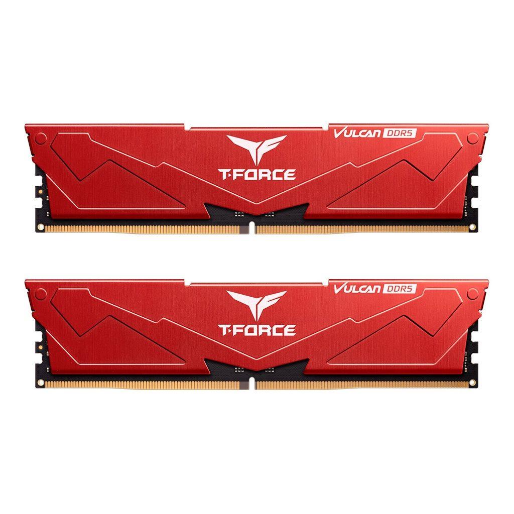 Pamięć DDR5 Team Group T-FORCE VULCAN 32GB (2x16GB) 6400MHz CL32 1,35V Czerwona  - Incom Group
 0765441868472