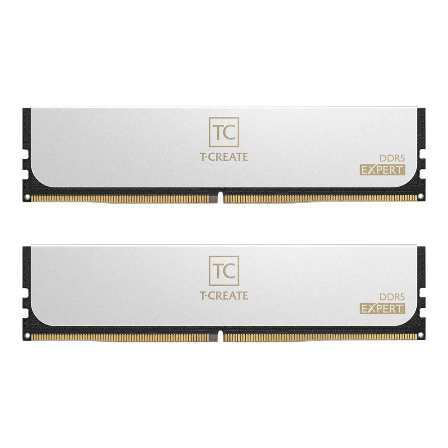 0765441866942 Pamięć DDR5 Team Group T-Create Expert 32GB (2x16GB) 6400MHz CL32 1,35V White  - Incom Group
