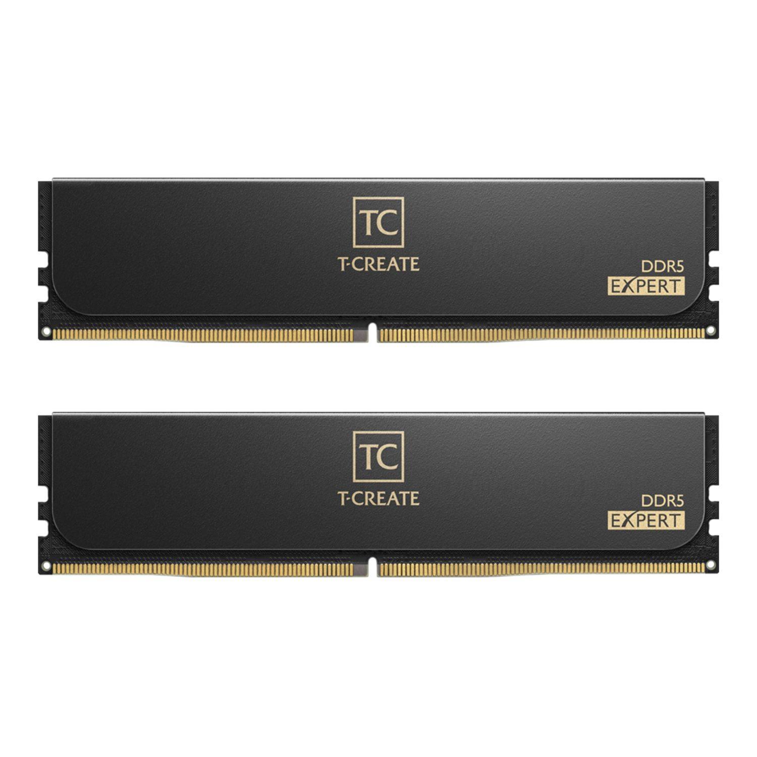 0765441664456 Pamięć DDR5 Team Group T-Create Expert 32GB (2x16GB) 6400MHz CL40 1,35V Black  - Incom Group
