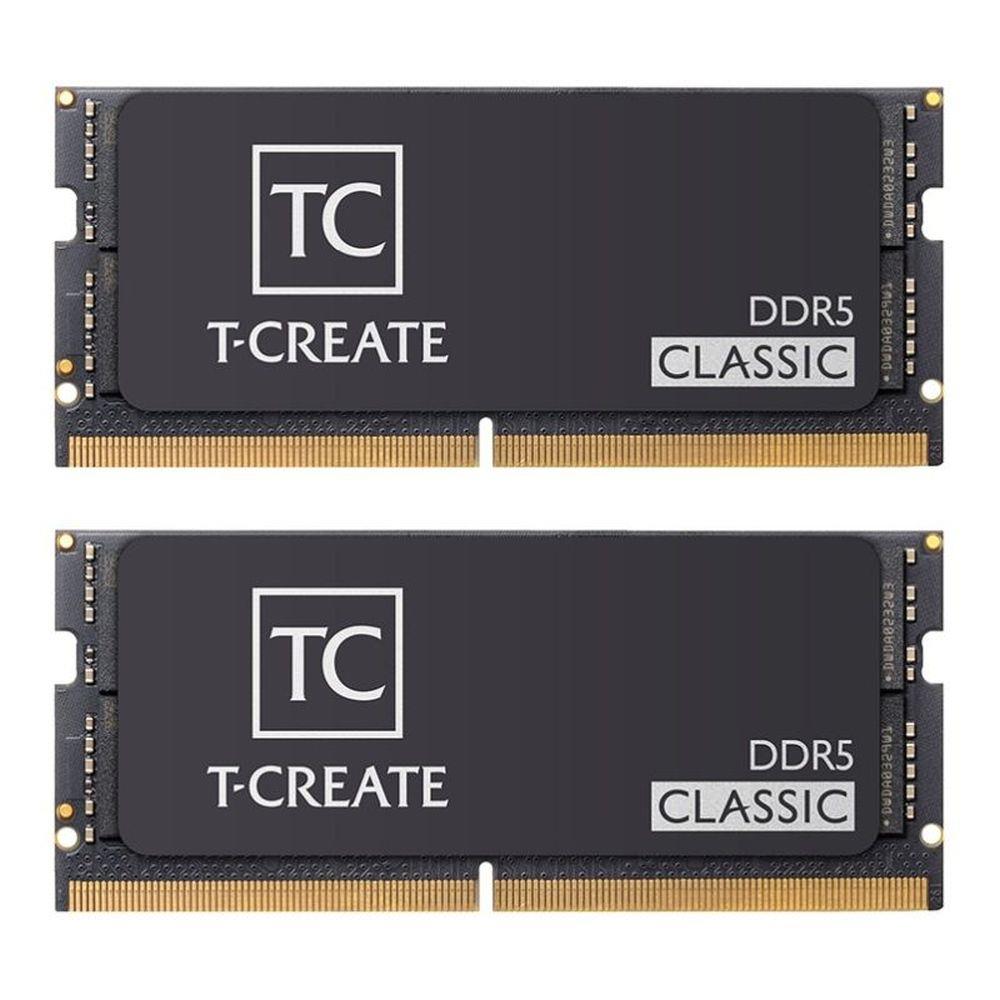 Pamięć SODIMM DDR5 Team Group T-Create Classic 32GB (2x16GB) 5200MHz CL42 1,1V  - Incom Group
 0765441665262